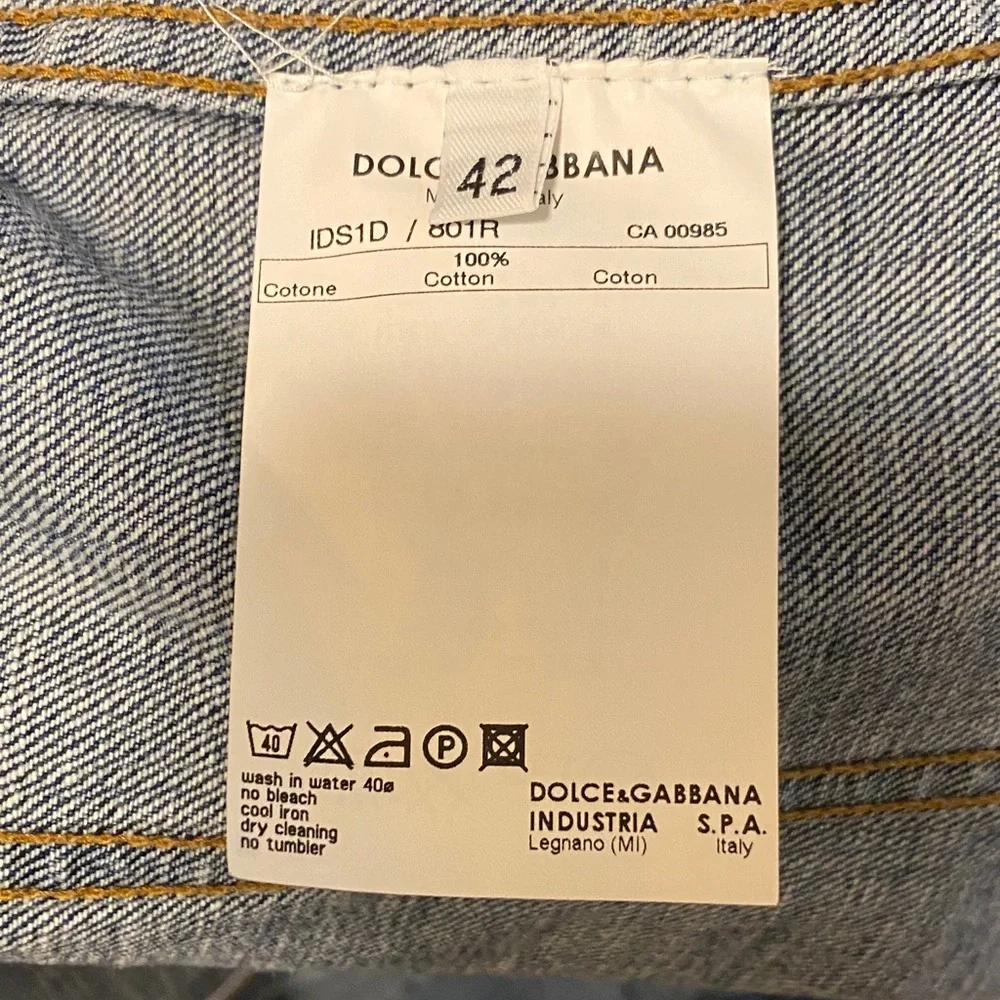 Denim Jacket with Brown Fur Collar - Picture 4 of 4